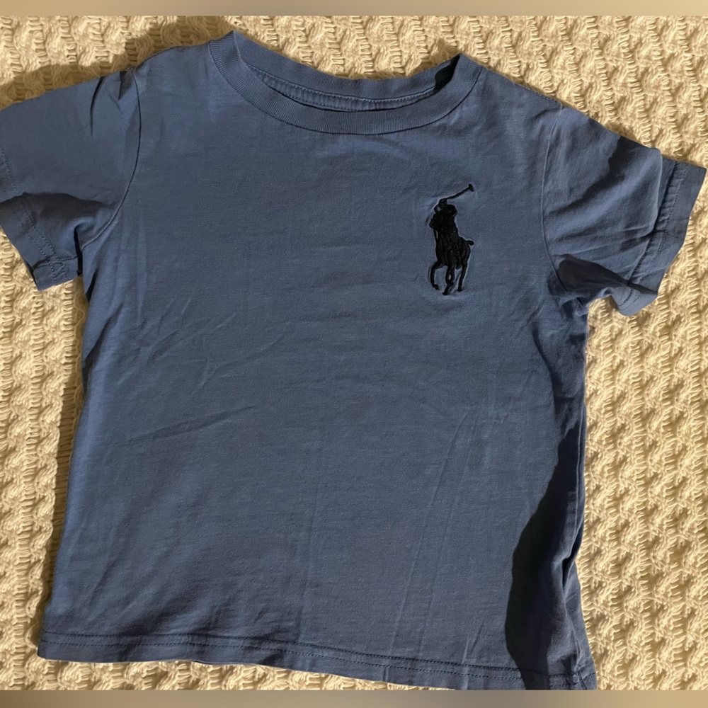 Polo by Ralph Lauren Light Blue Tee with Logo